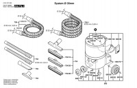 Bosch 0 601 972 632 GAS 10-50 RFK All Purpose Vacuum Cleane 230 V / 004 - CH Spare Parts